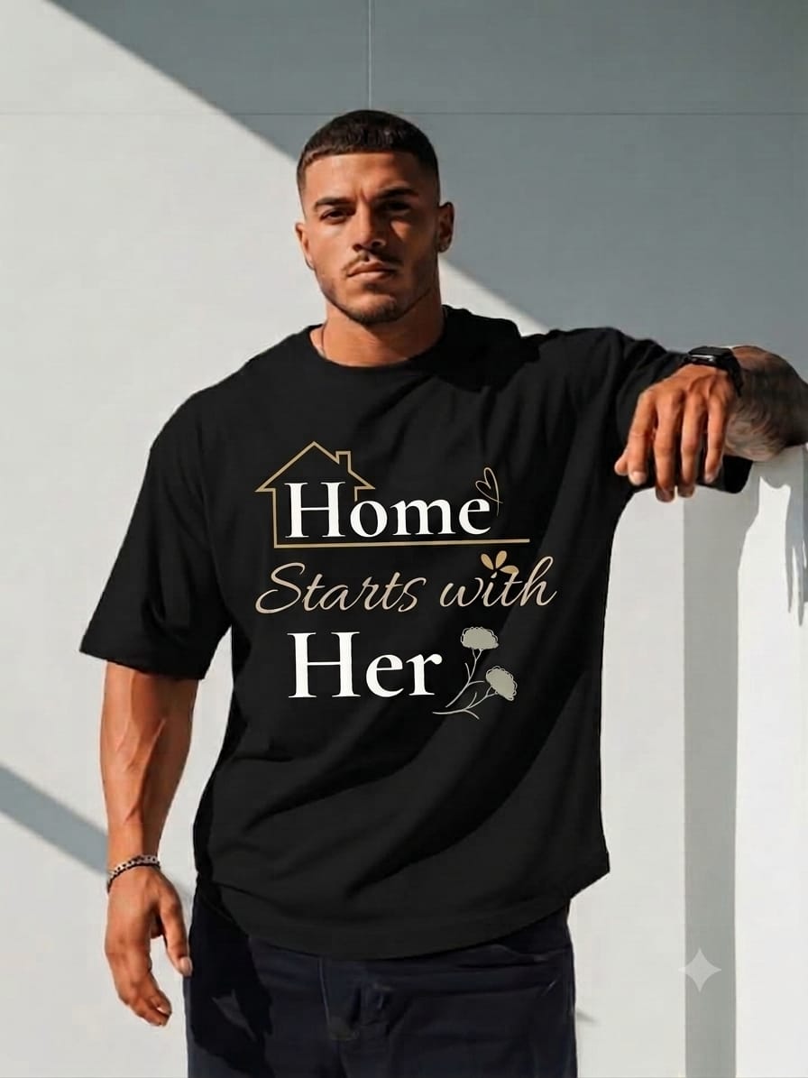 Home Starts with her T-Shirt